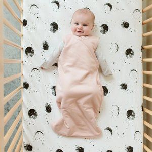 organic cotton + bamboo sleepsack | rose